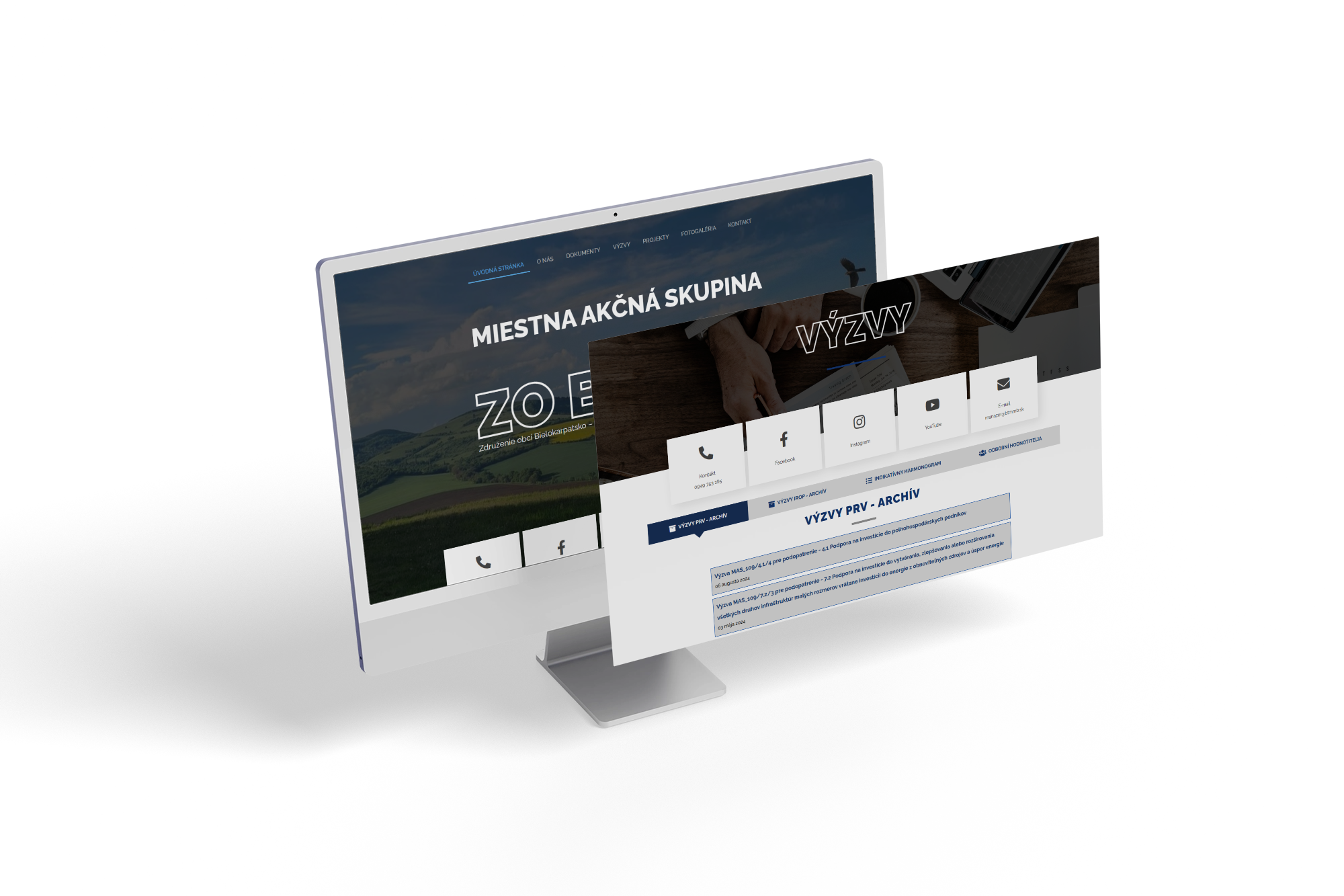 Monitor screen mockup 3d rendering